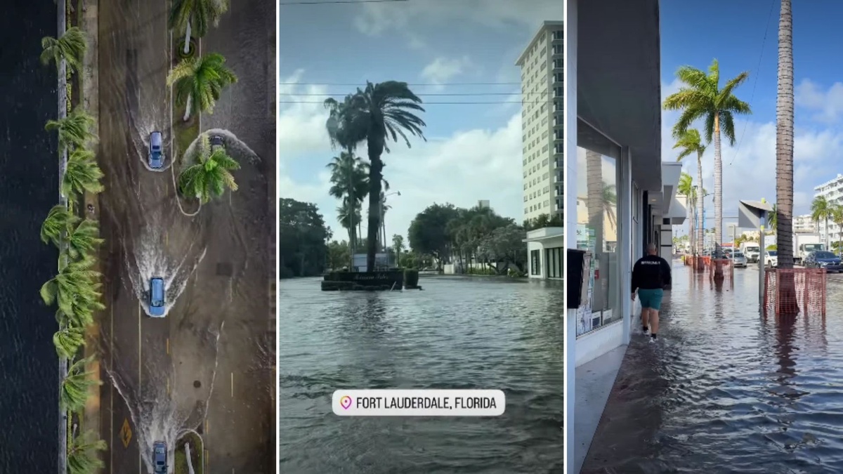 Mareas récord en Miami: qué son las “king tides” que inundaron la ciudad en un día soleado