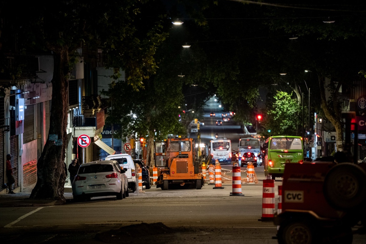 Obras en Rondeau para una nueva ciclovía: cómo avanzan y dónde está prohibido estacionar