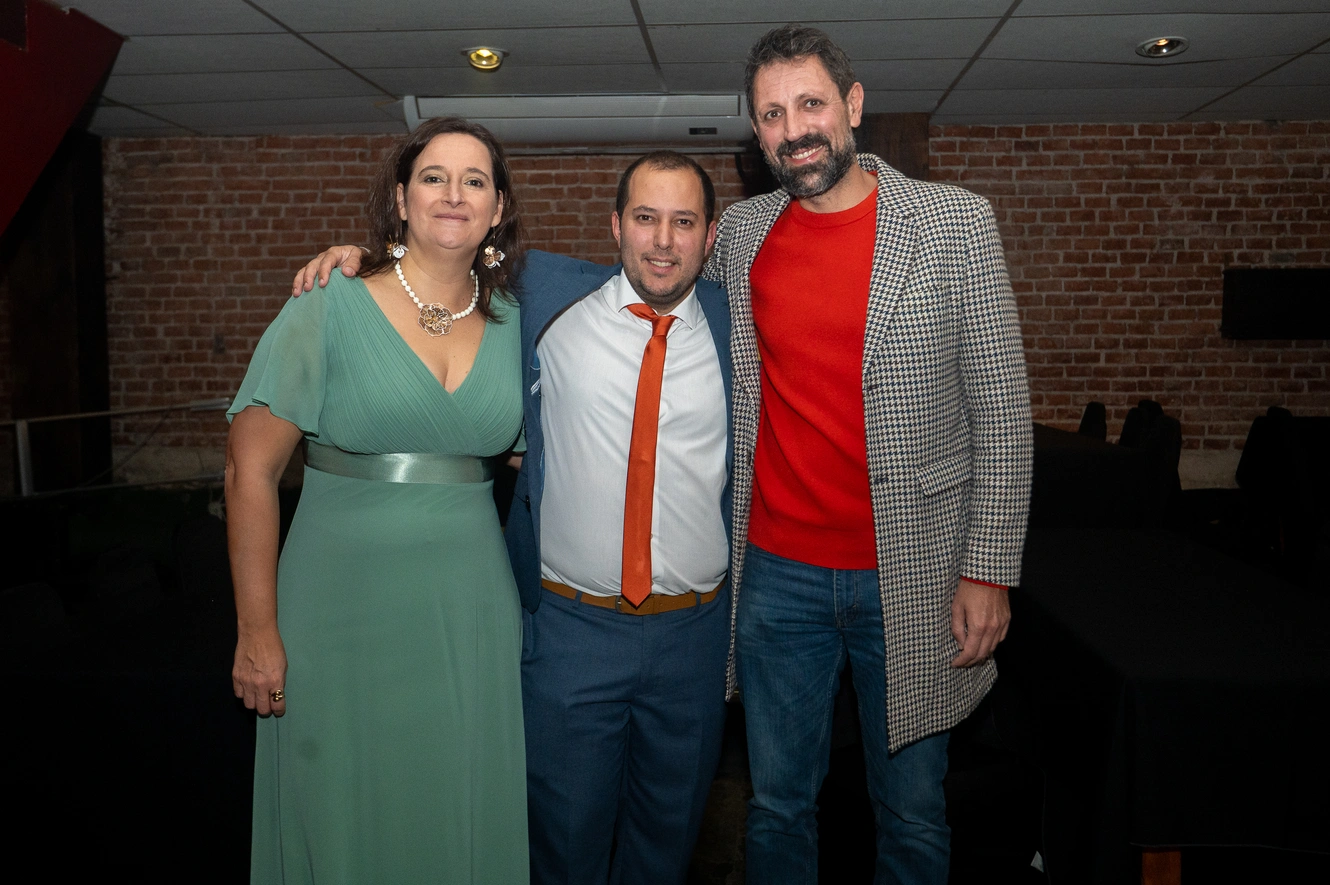 Daniela Bianchi, Nicolás Batista y Gonzalo Camarota. Foto: Javier Noceti