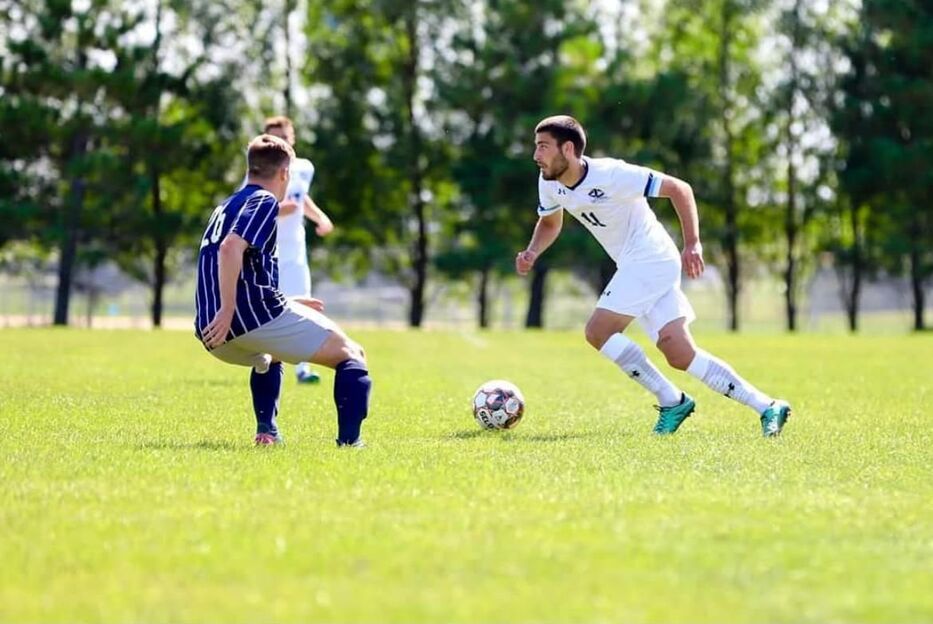 Guzmán Díaz jugando en Iowa Central Community College. Foto: Instagram @diazscarone