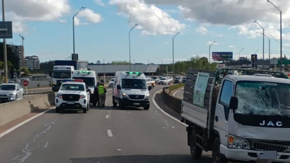 Camión de “pequeño porte” atropelló a una mujer que intentaba cruzar la ruta 101