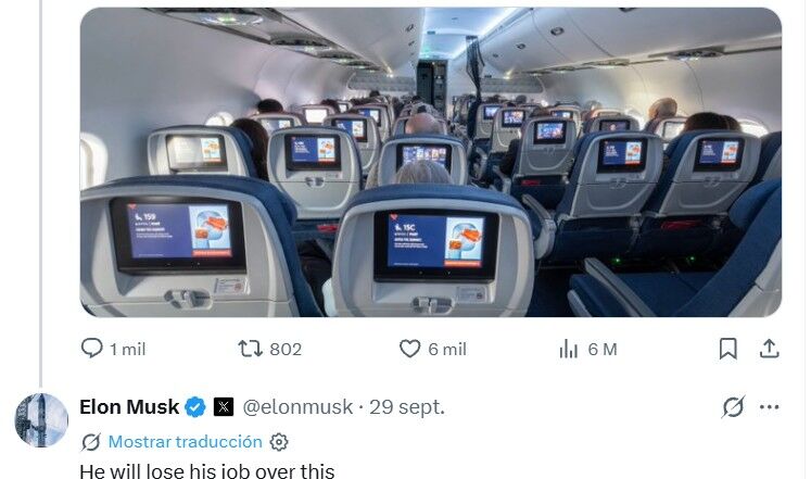 Musk contra CEO de Delta por rechazar Starlink: la reacción de otros grandes del sector