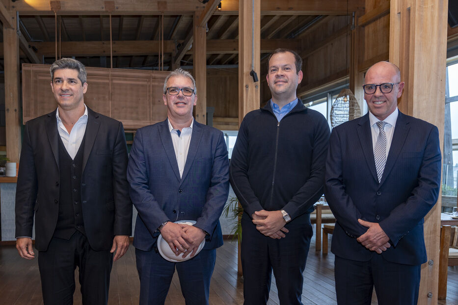 Javier Azcurra, Diego Berna, Rodrigo Galvão y Richard Nieto. Foto: cedida a Montevideo Portal