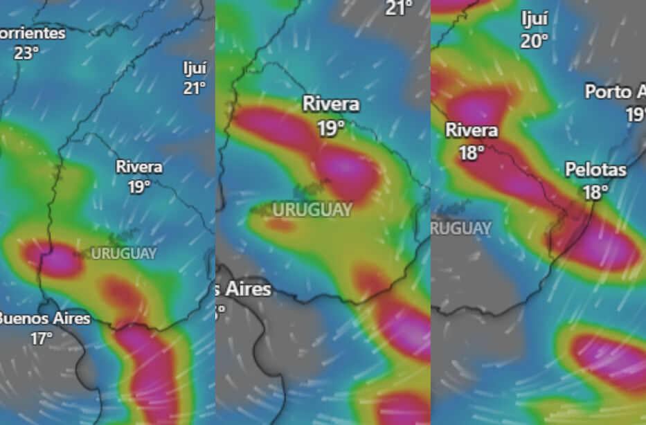 Una noche compleja: meteorólogo anuncia a qué hora empiezan las tormentas sobre Montevideo