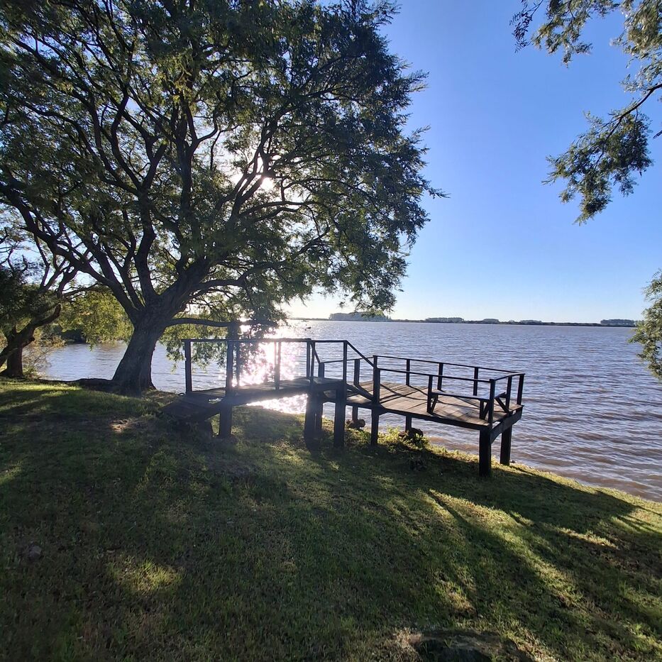 Antes de la represa, el río se cruzaba a pie.