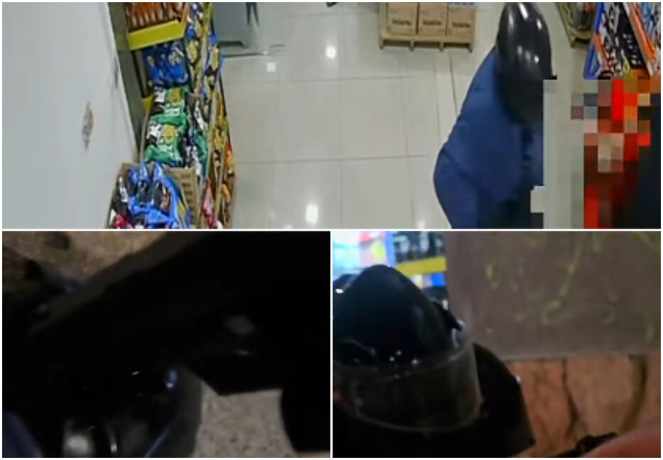 “¡Movete y te exploto!”: el video de la detención de delincuente por robar en Montevideo