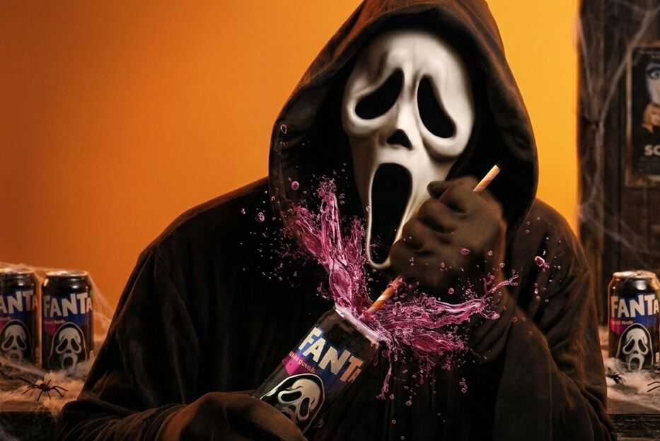 Ghost Face invade el universo embrujado de Fanta para un Halloween lleno de gritos