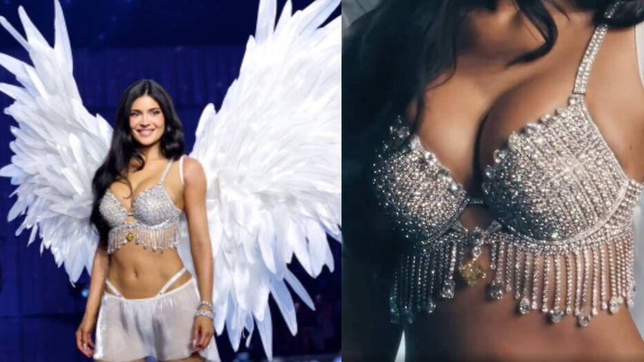 Polémica en redes por el Fantasy Bra de 50 millones de dólares que lució Kylie Jenner
