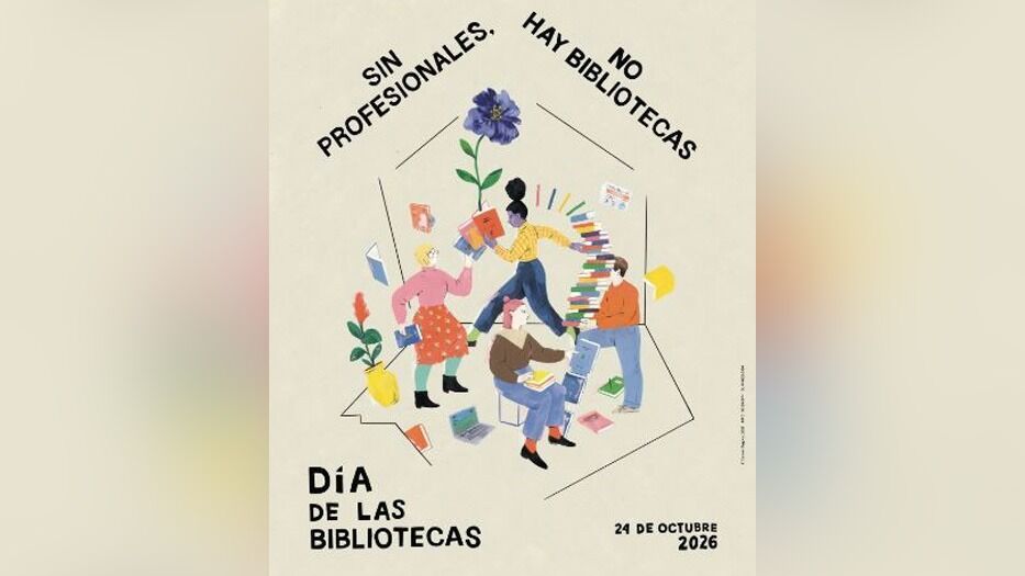 España celebra el Día de Bibliotecas con el lema “Sin profesionales no hay bibliotecas”