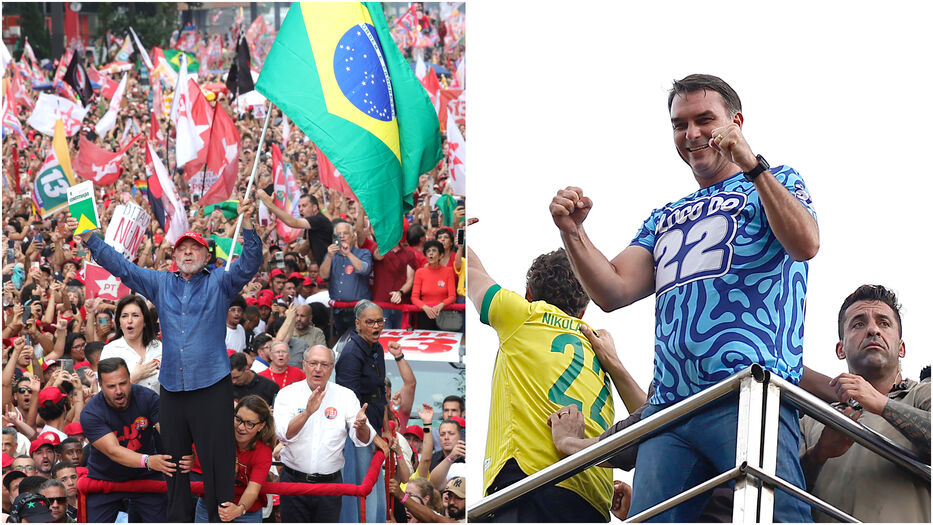Balotaje en Brasil: Lula busca la remontada inédita y Flávio Bolsonaro debutar en el poder