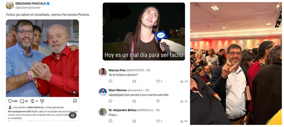 Triunfo de Lula: el vaticinio fallido de Pascale y el festejo de Fernando Pereira