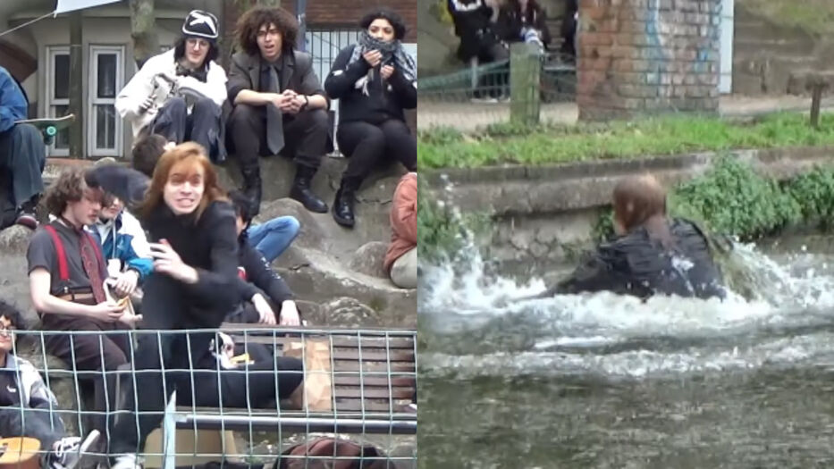 “Me mata el drama”: un músico se tiró al lago del parque Rodó y respondió a críticas
