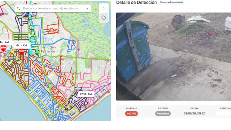 Uruguayos crearon una IA capaz de detectar basura antes de que los vecinos reclamen