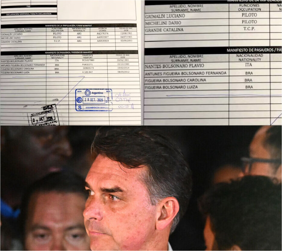 Documento clave de la fuga de Bolsonaro y por qué el Chiqui Tapia estuvo en el mismo avión
