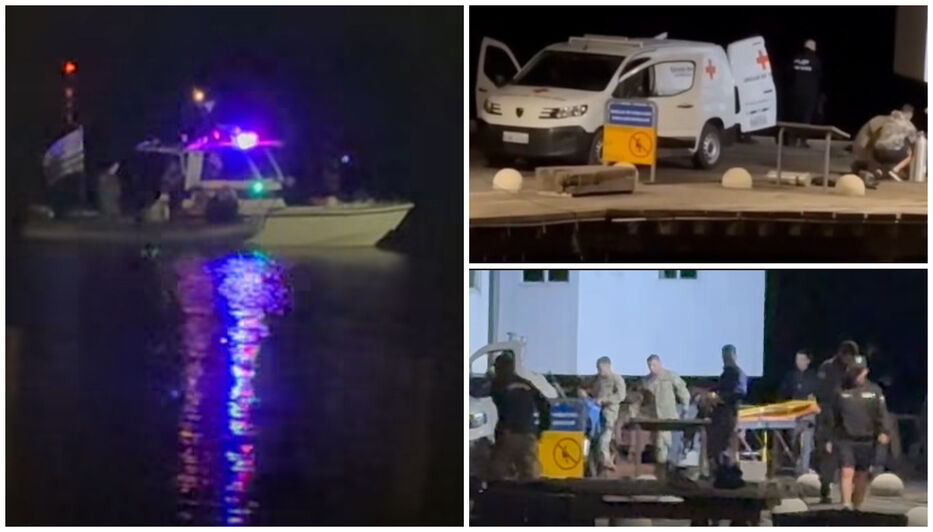 Tragedia: videos muestran búsqueda e intento de rescate de buzos militares en Fray Bentos